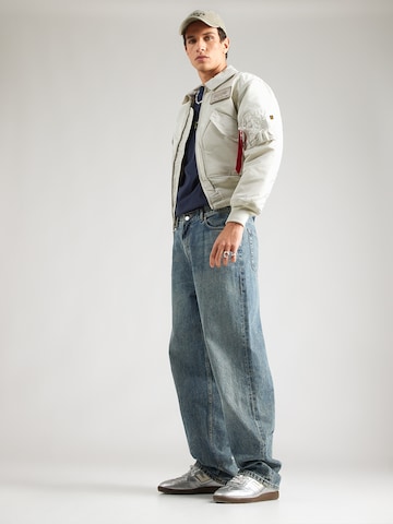 ALPHA INDUSTRIES Regularny krój Kurtka przejściowa 'CWU 45' w kolorze szary