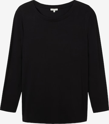 T-shirt Tom Tailor Women + en noir : devant