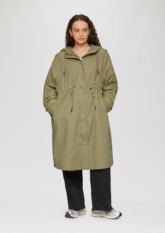 Parka mi-saison QS en vert : devant