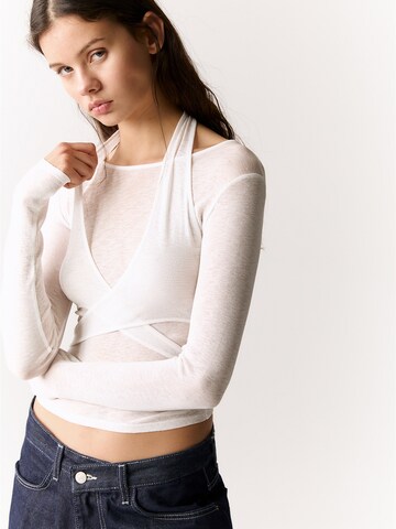 T-shirt Pull&Bear en gris