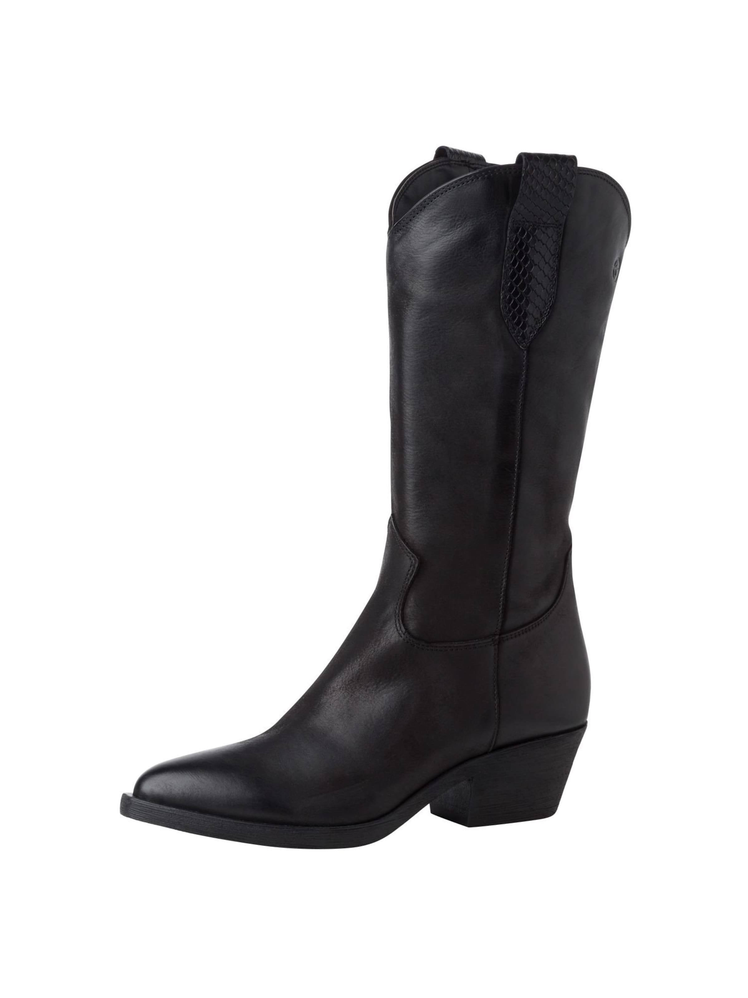 Tamaris - Botas de cowboy em preto: frente