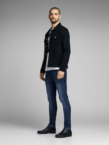 JACK & JONES ضيق جينز 'Liam' بلون أزرق