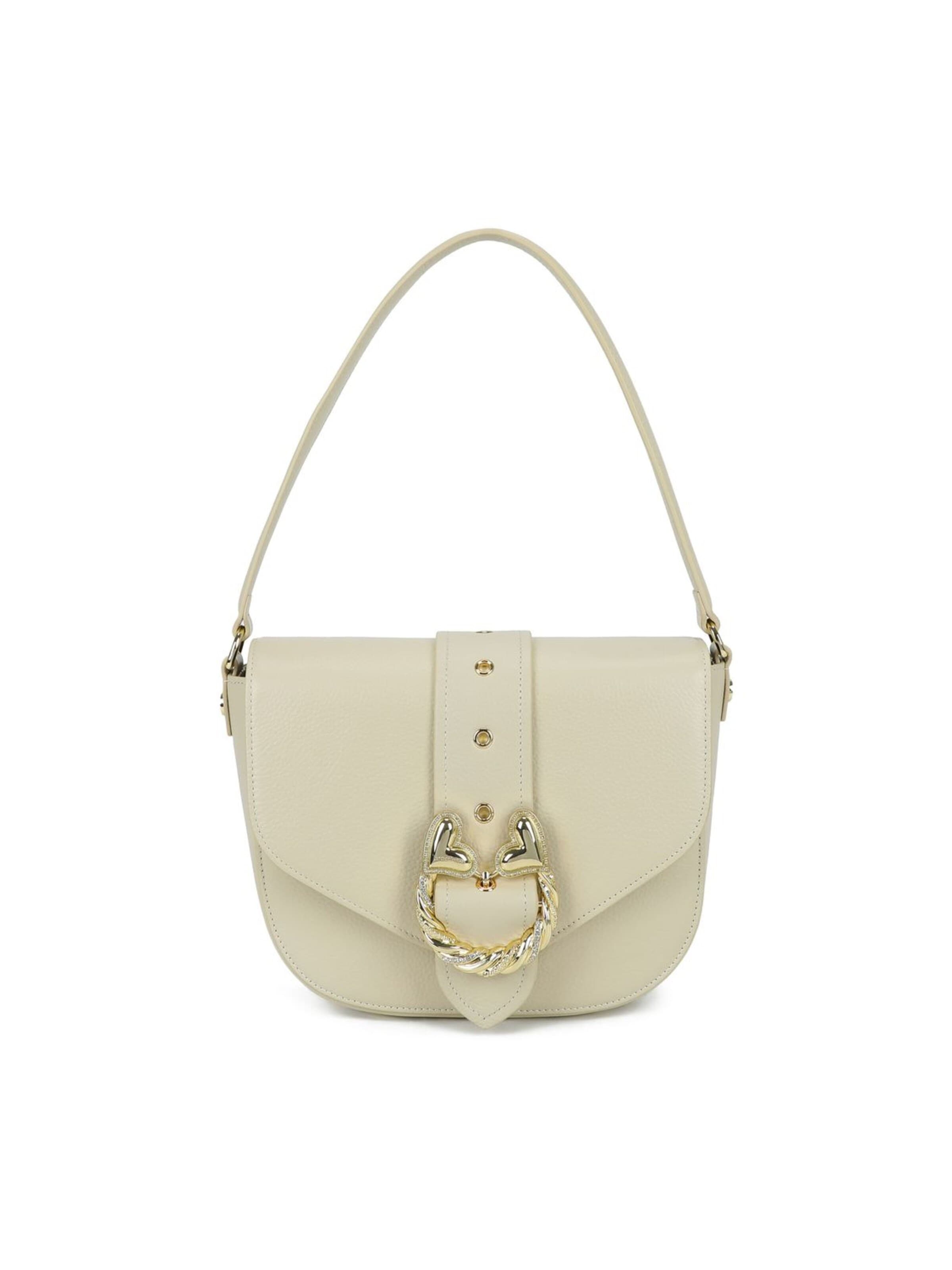 Borsa a spalla 'Baroque' di Braccialini in beige: frontale
