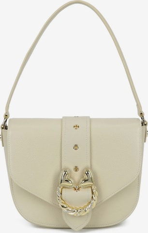 Borsa a spalla 'Baroque' di Braccialini in beige: frontale