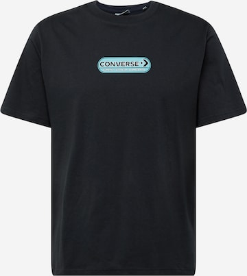 CONVERSE Shirt 'CLASSIC SKATEBOARDING' in Black: front