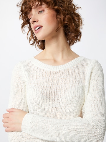Pullover 'Geena' di ONLY in bianco