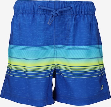 ZigZag Board Shorts 'Sunset' in Blue: front