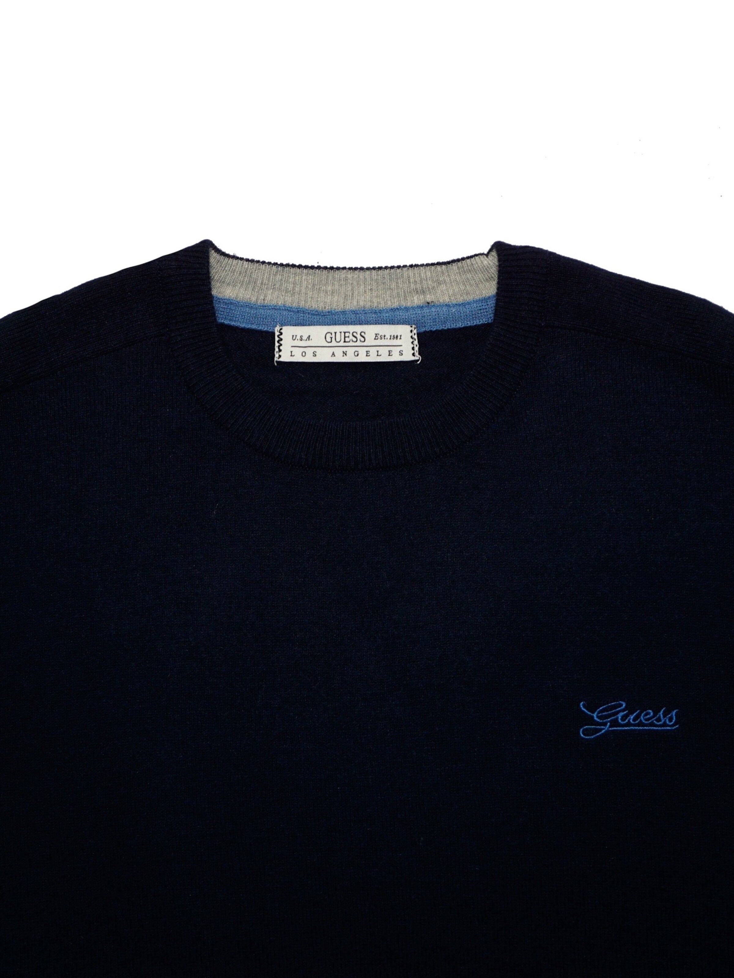 GUESS Pulover 'Valentine' | modra barva