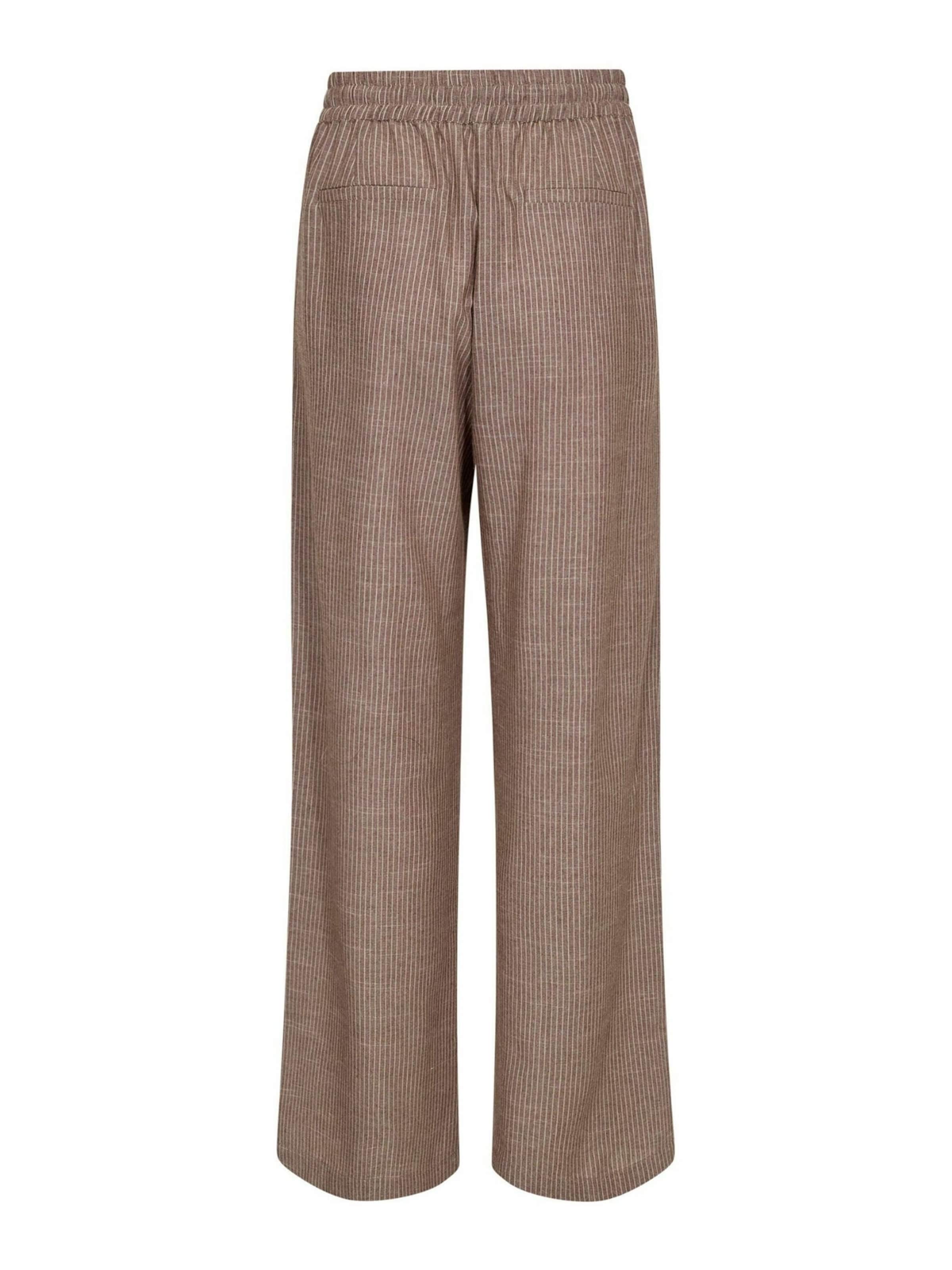 co'couture Regular Housut ' Jiho ' värissä ruskea