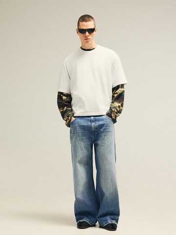 Baggy Jean Bershka en bleu