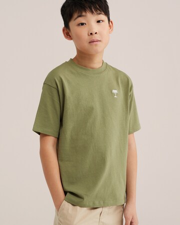 WE Fashion Paita värissä vihreä: etupuoli