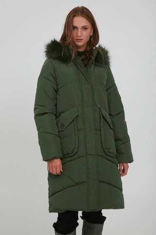 Manteau d’hiver 'Abelone' b.young en vert : devant