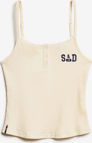 Superdry Toppi 'Athletic Essentials' värissä beige: etupuoli