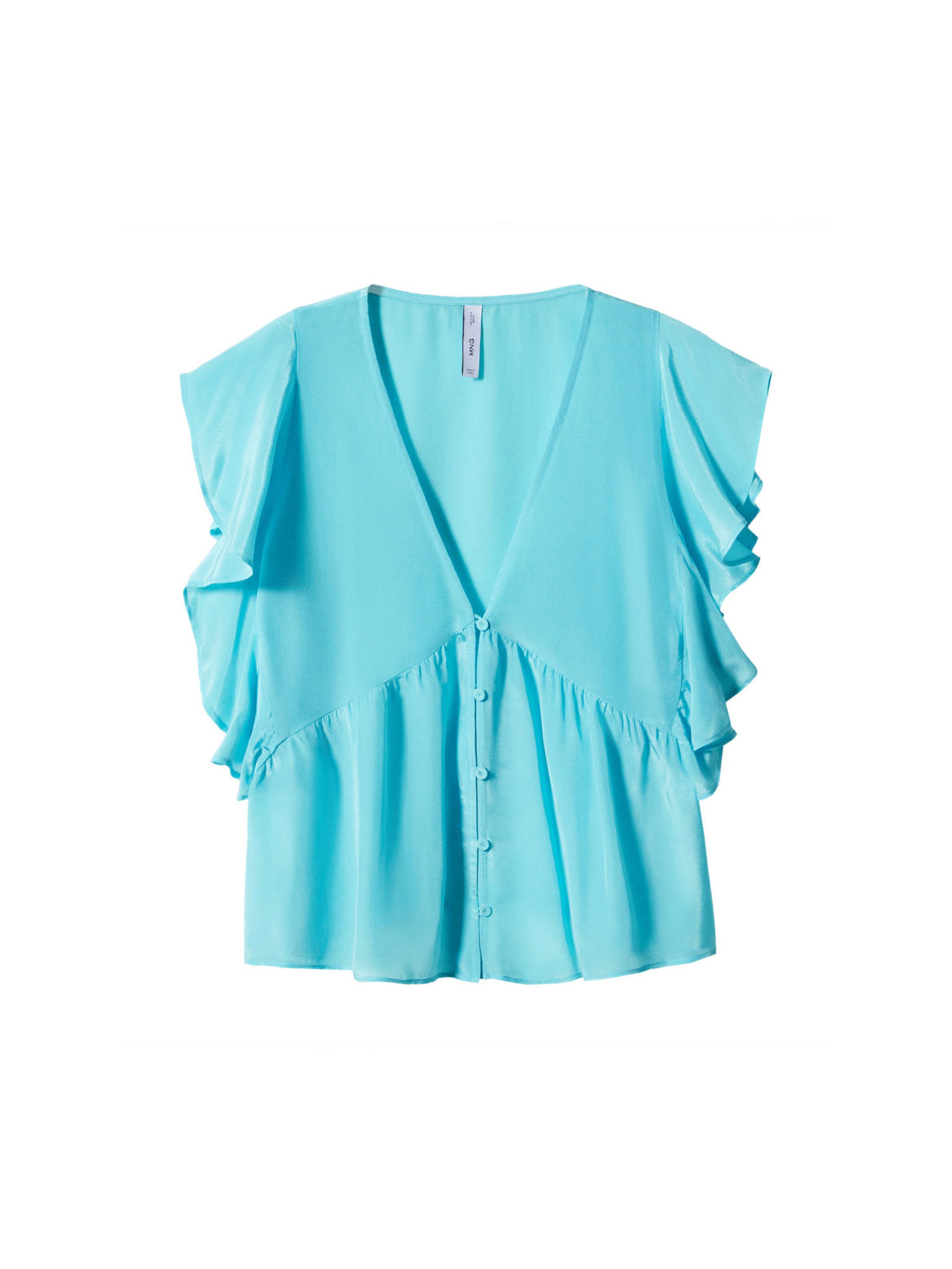 MANGO Halenka 'SANDRO' – modrá: přední strana