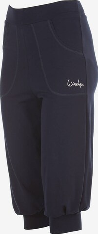 Winshape Дънки Tapered Leg Спортен панталон 'WBE12' в синьо