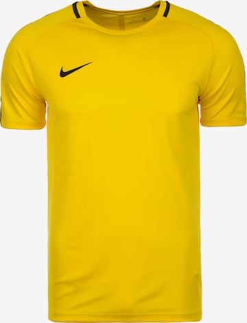 NIKE Functioneel shirt 'Academy 18' in Geel: voorkant