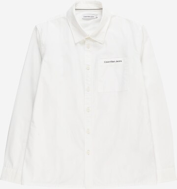 Calvin Klein Jeans Klasický střih Košile 'Ceremony' – bílá: přední strana