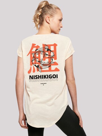 T-shirt 'Nishikigoi Koi' F4NT4STIC en beige : devant