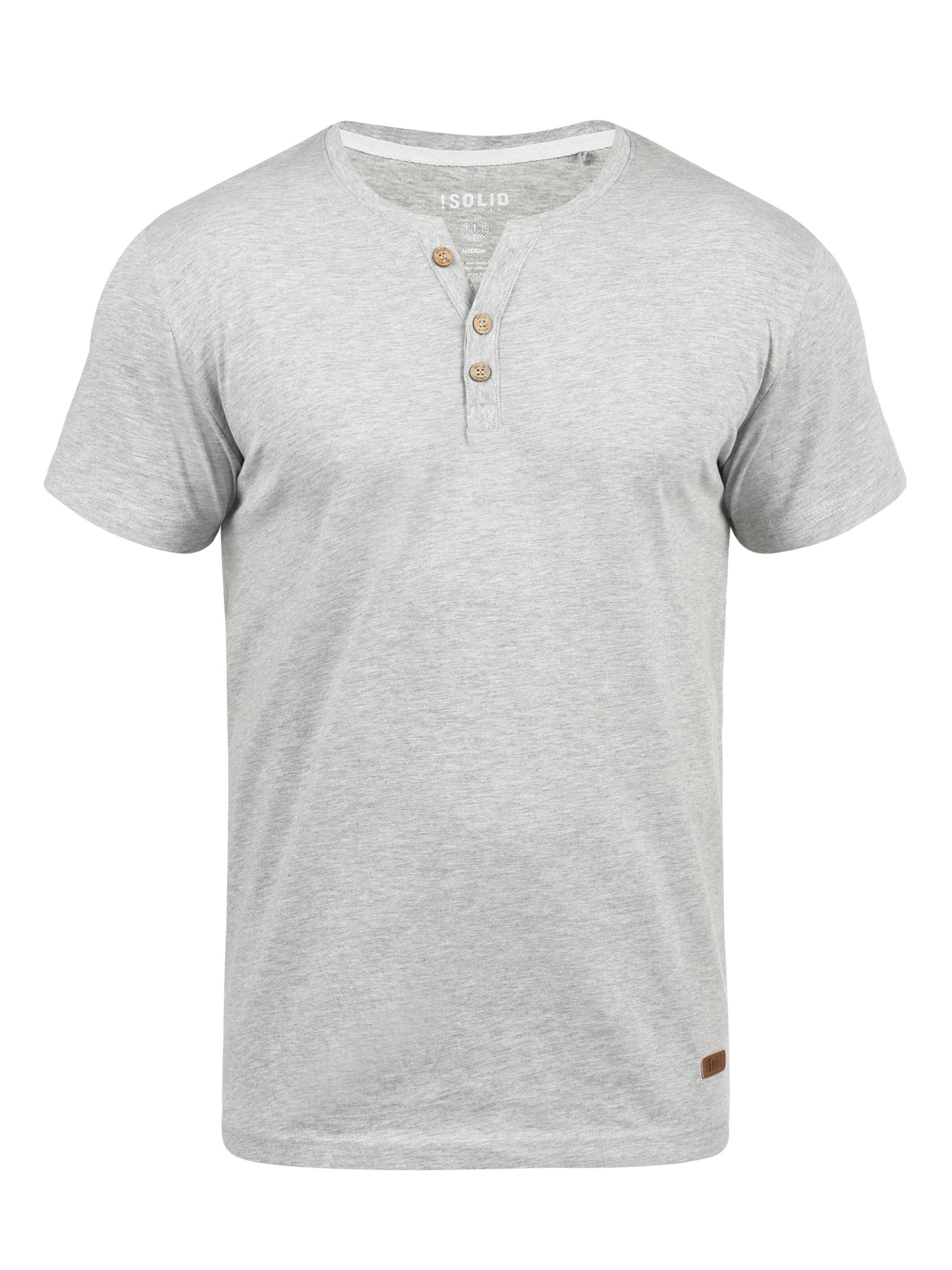 Maglietta 'Volker' di !Solid in grigio: frontale