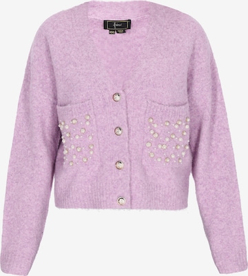 faina - Casaco de malha em roxo: frente