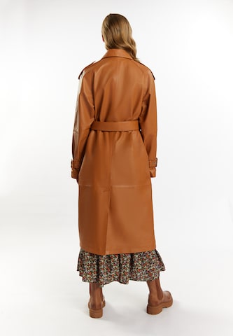 DreiMaster Vintage Between-Seasons Coat in Brown
