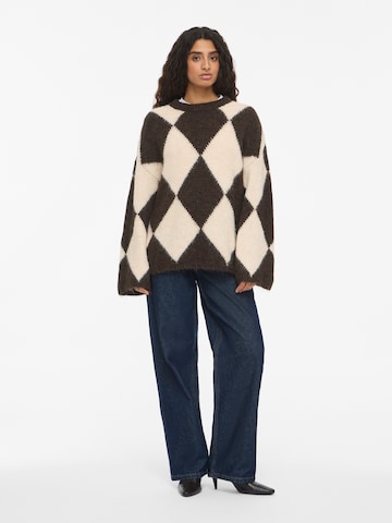 Pull-over oversize 'NMSUTTON' Noisy may en marron
