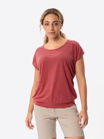 VAUDE Performance shirt 'Skomer III ' in Red: front