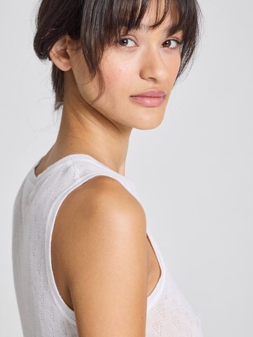 Gai+Lisva Knitted top 'Alberte' in White
