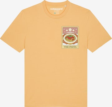 T-Shirt 'Tarot The Pasta' Watapparel en jaune : devant