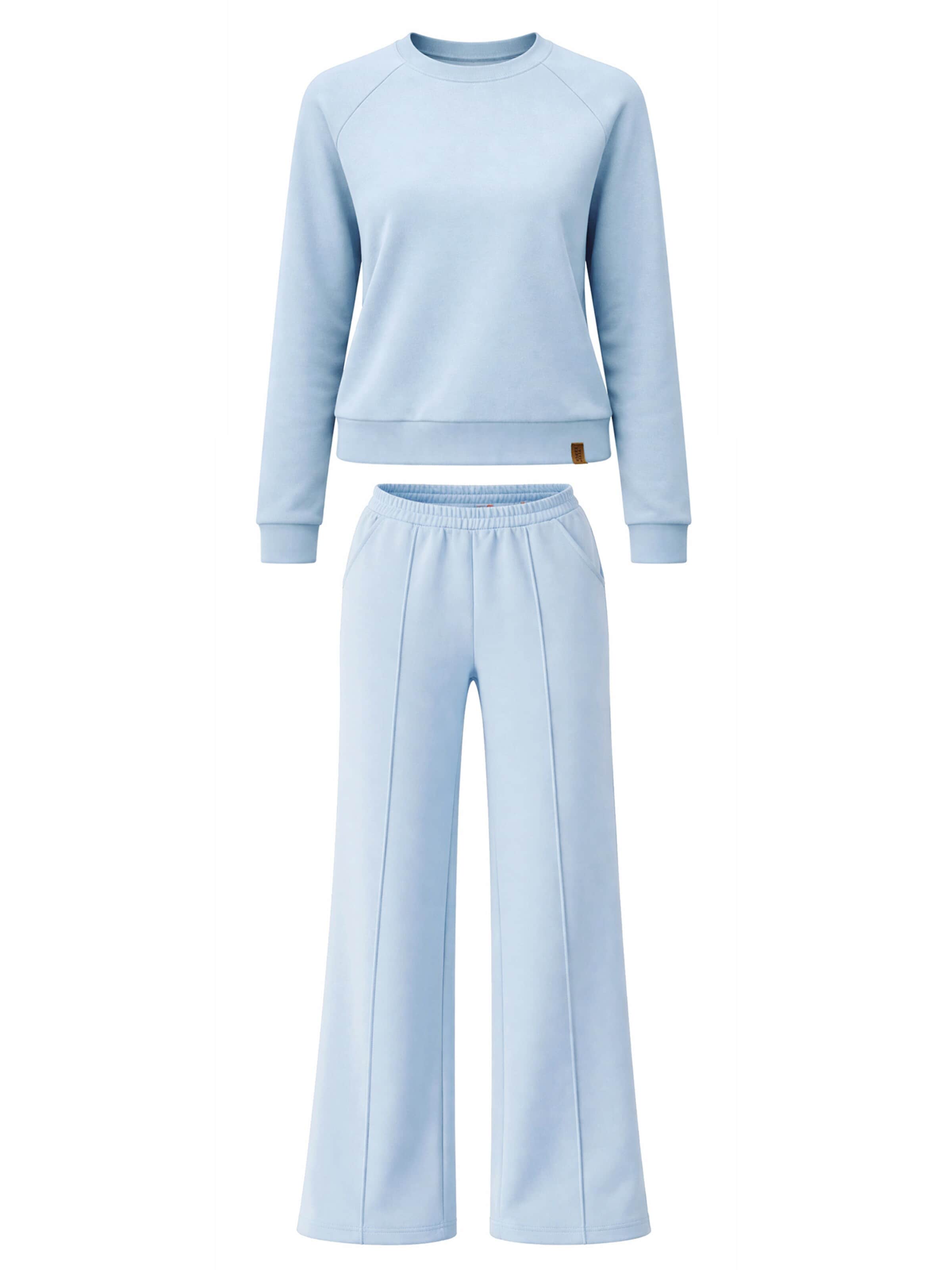 Vivisence Joggingpak '9208 Set' in Blauw: voorkant