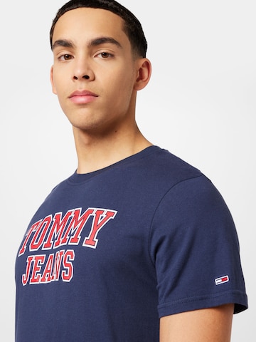 Tommy Jeans - Camisa 'Essential' em azul