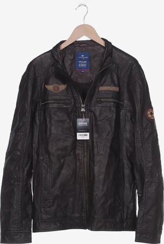 TOM TAILOR Jacket & Coat in XXL in Brown: front
