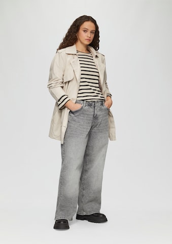 QS Wide leg Jeans in Grijs