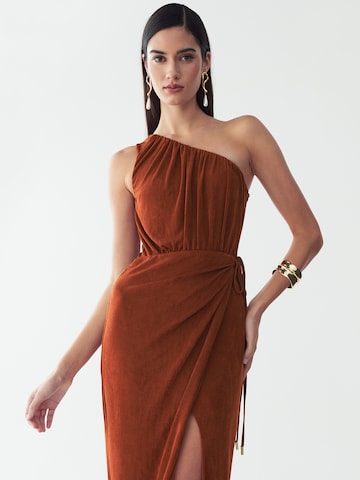 BWLDR Φόρεμα 'Emilie' σε καφέ