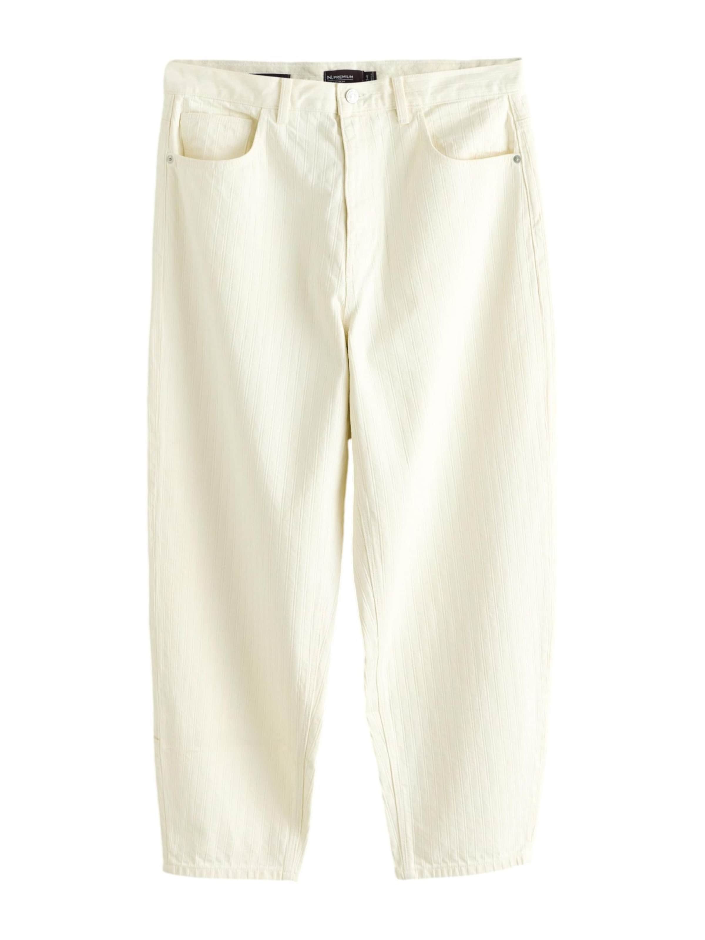 Barrel Jean 'N. Premium' Next en beige : devant