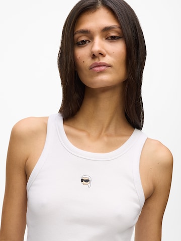 Haut Karl Lagerfeld en blanc