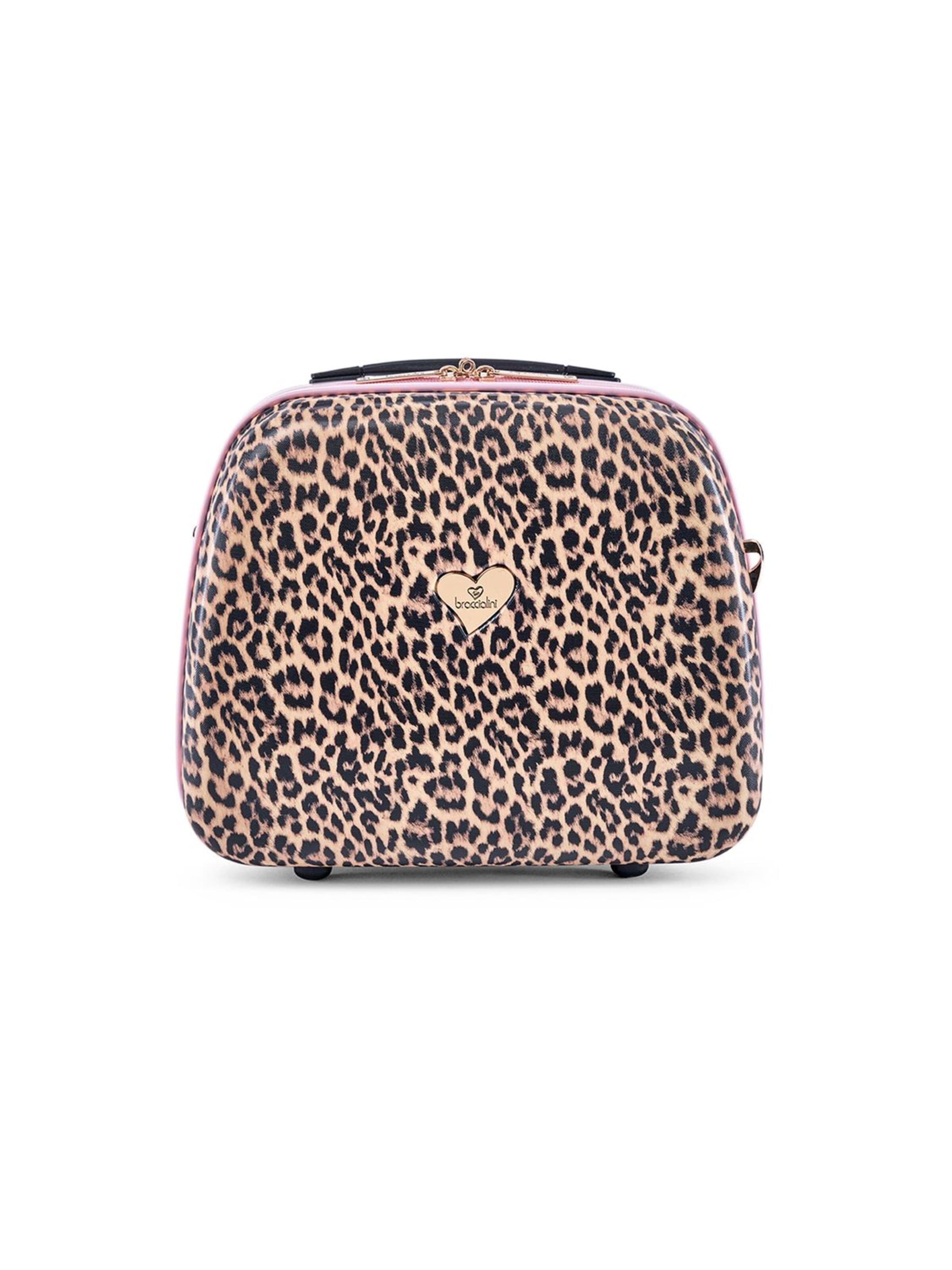 Trousse de maquillage 'Ariel' Braccialini en marron : devant