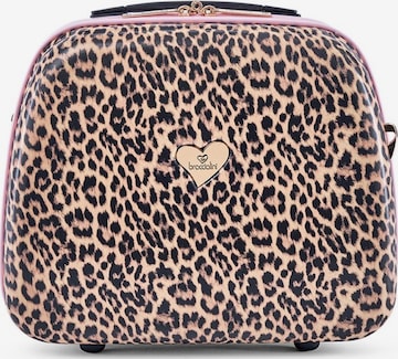 Trousse de maquillage 'Ariel' Braccialini en marron : devant