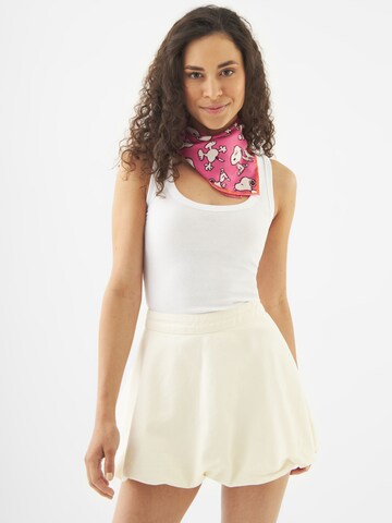 CODELLO Peanuts Nickituch aus Seide in Pink