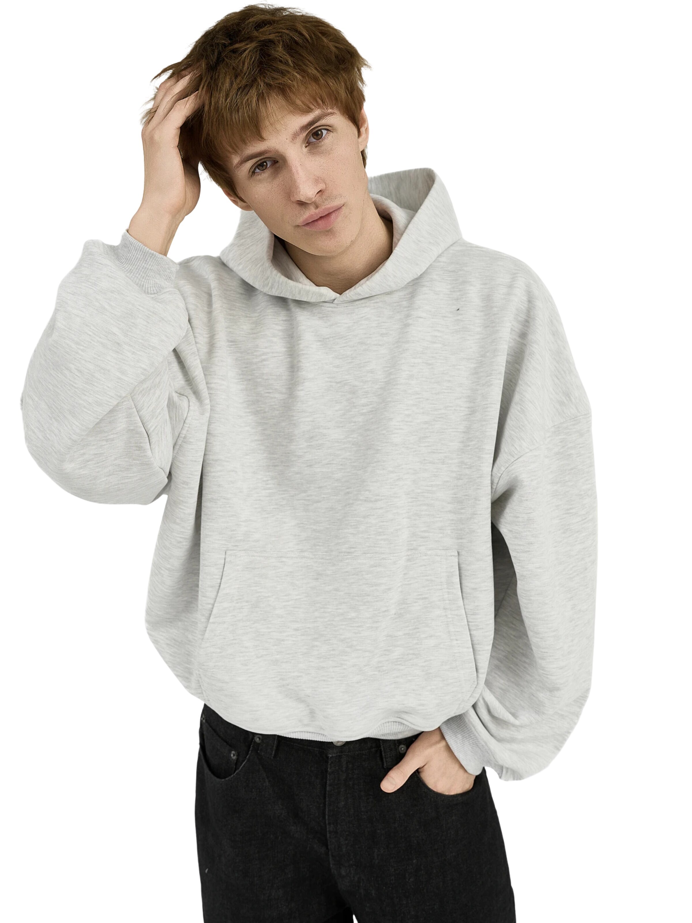 2005 Bluzka sportowa 'Uniform Hoodie - Heather Grey' w kolorze szary