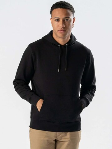 TEESHOPPEN Sweater ' Sweatshirt Hoodie ' in Black
