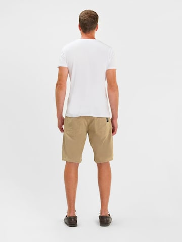 Regular Pantalon 'HOBI' Le Temps Des Cerises en beige
