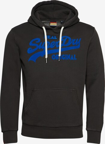 Superdry Sweatshirt in Grijs: voorkant