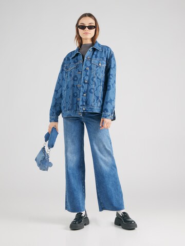 FRAME Wide leg Jeans in Blauw