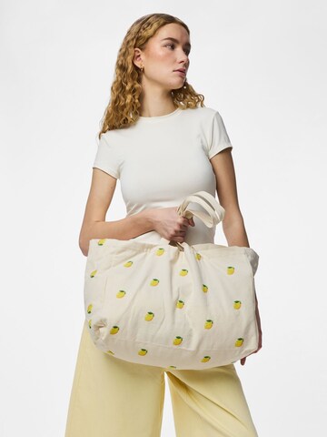 PIECES Shopper 'PCBella' i hvid: forside