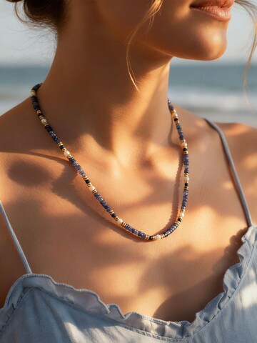 Nemomatheo Kette 'Ocean Night' in Blau