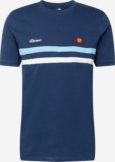 ELLESSE Shirt 'Banlo' in de kleur Navy / Lichtblauw / Wit, Productweergave