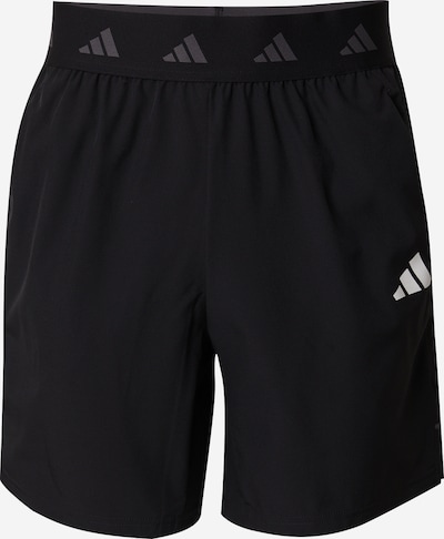 ADIDAS PERFORMANCE Pantalon de sport 'Gym+' en noir / blanc, Vue avec produit
