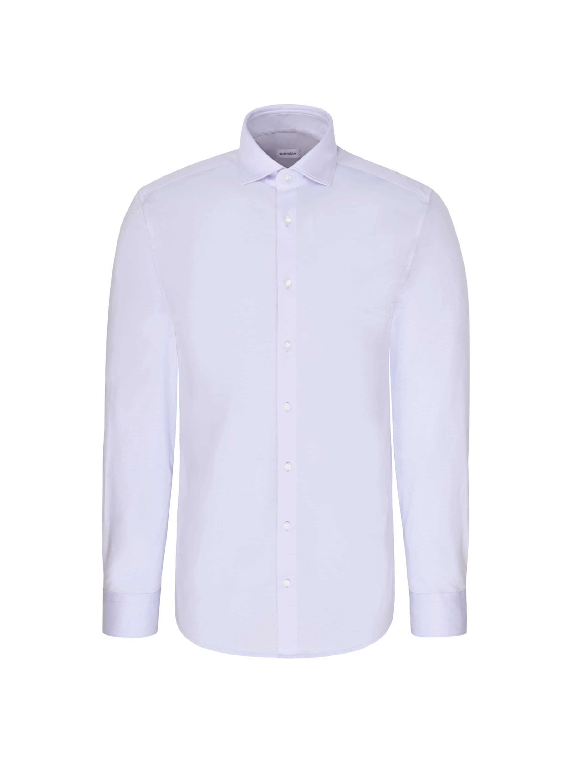 SEIDENSTICKER Slim Fit Businesshemd in Blau: Vorderseite