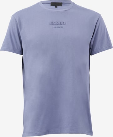 Cørbo Hiro - Camisa 'Hayabusa' em azul: frente